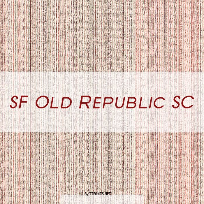 SF Old Republic SC example